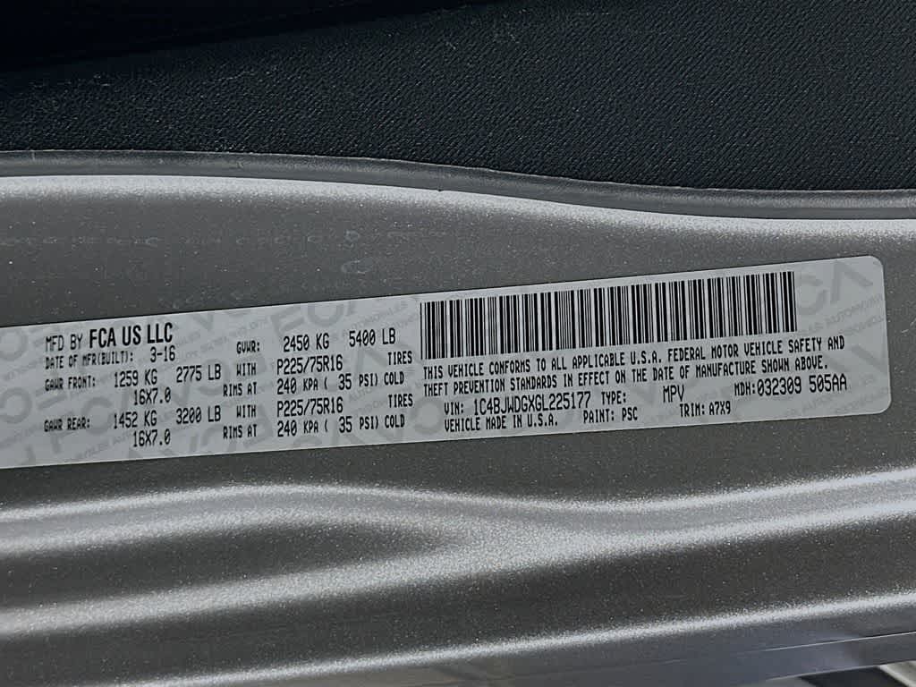 2016 Jeep Wrangler Unlimited Sport