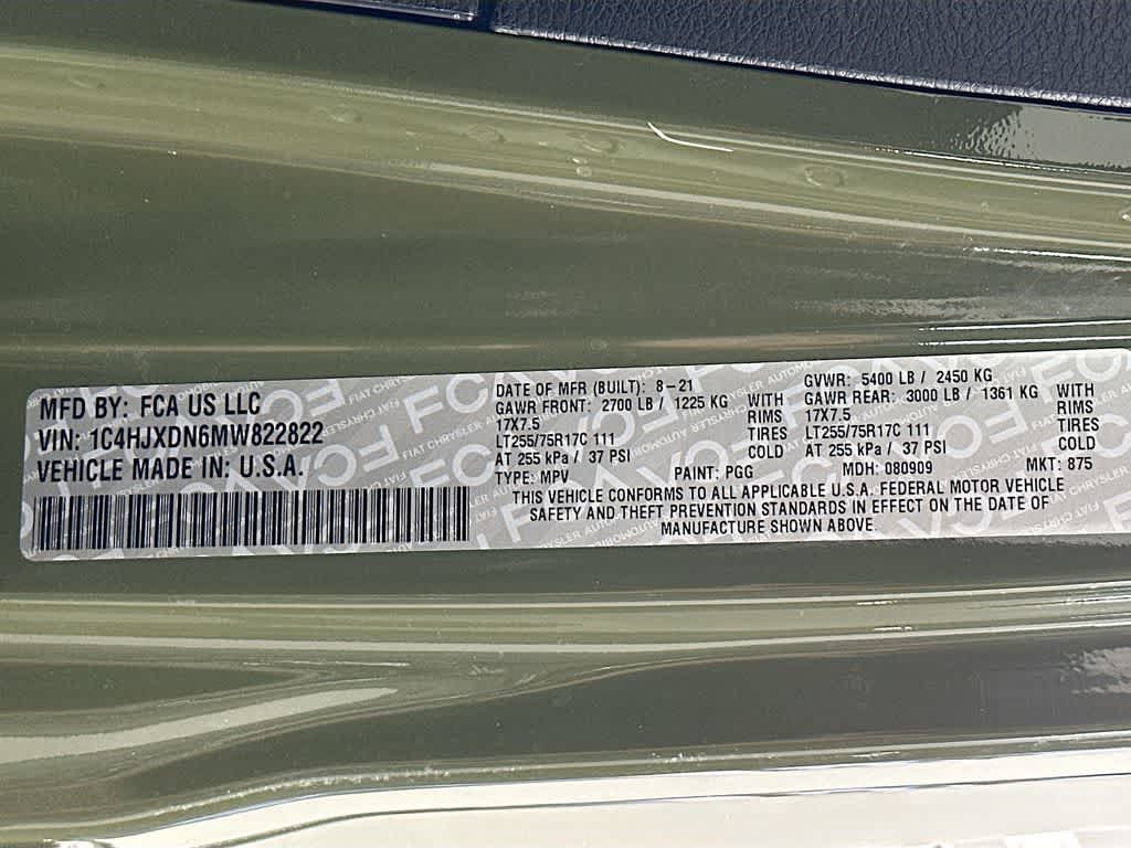 2021 Jeep Wrangler Unlimited Willys Sport