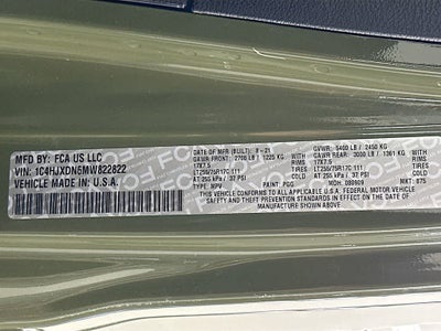 2021 Jeep Wrangler Unlimited Willys Sport