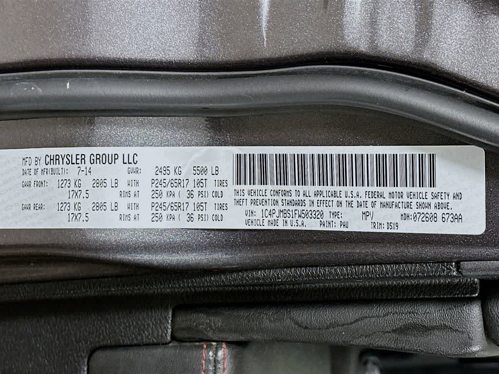 2015 Jeep Cherokee Trailhawk