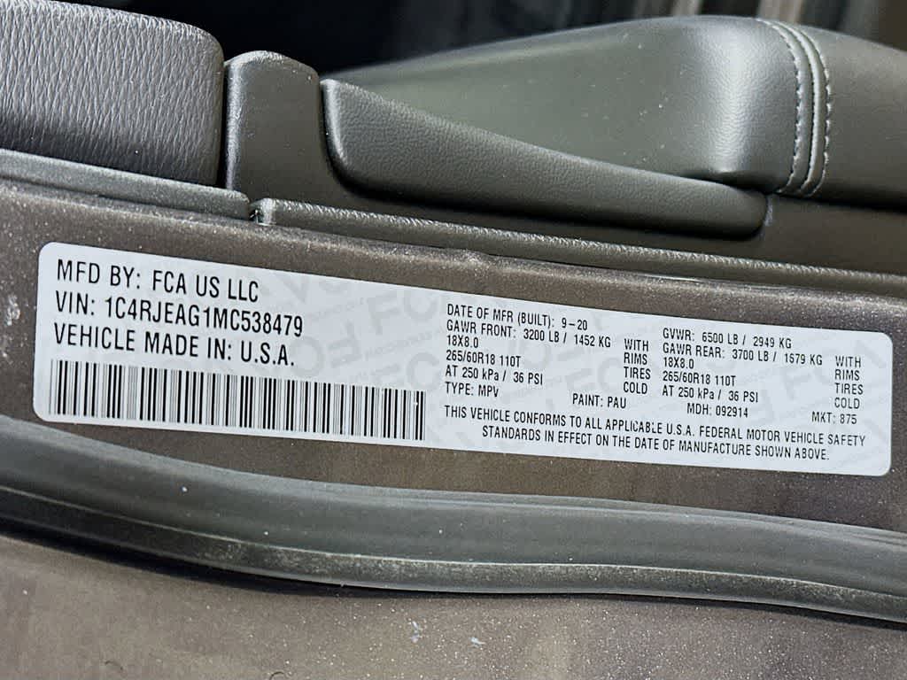 2021 Jeep Grand Cherokee Laredo E