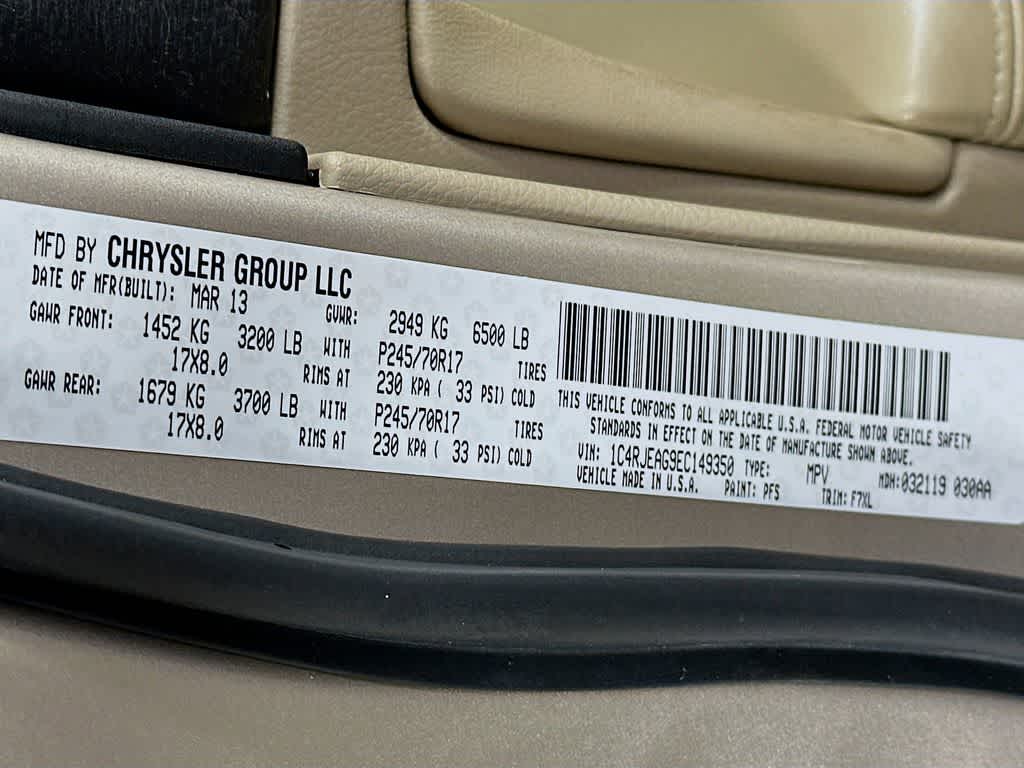 2014 Jeep Grand Cherokee Laredo