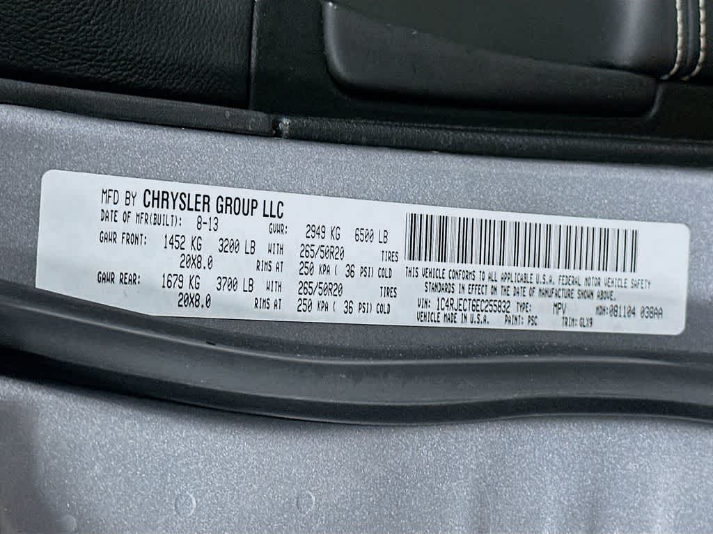 2014 Jeep Grand Cherokee Overland