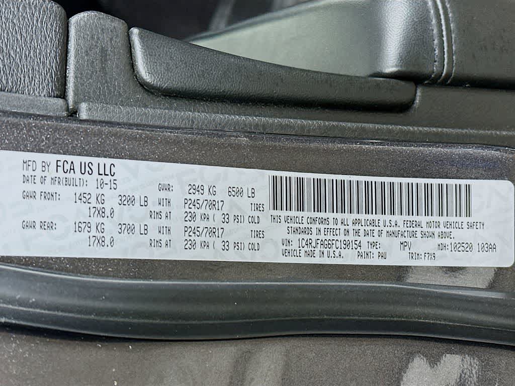 2015 Jeep Grand Cherokee Laredo