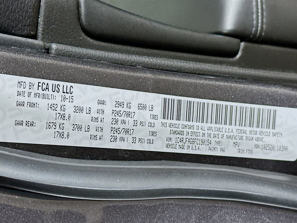 2015 Jeep Grand Cherokee Laredo