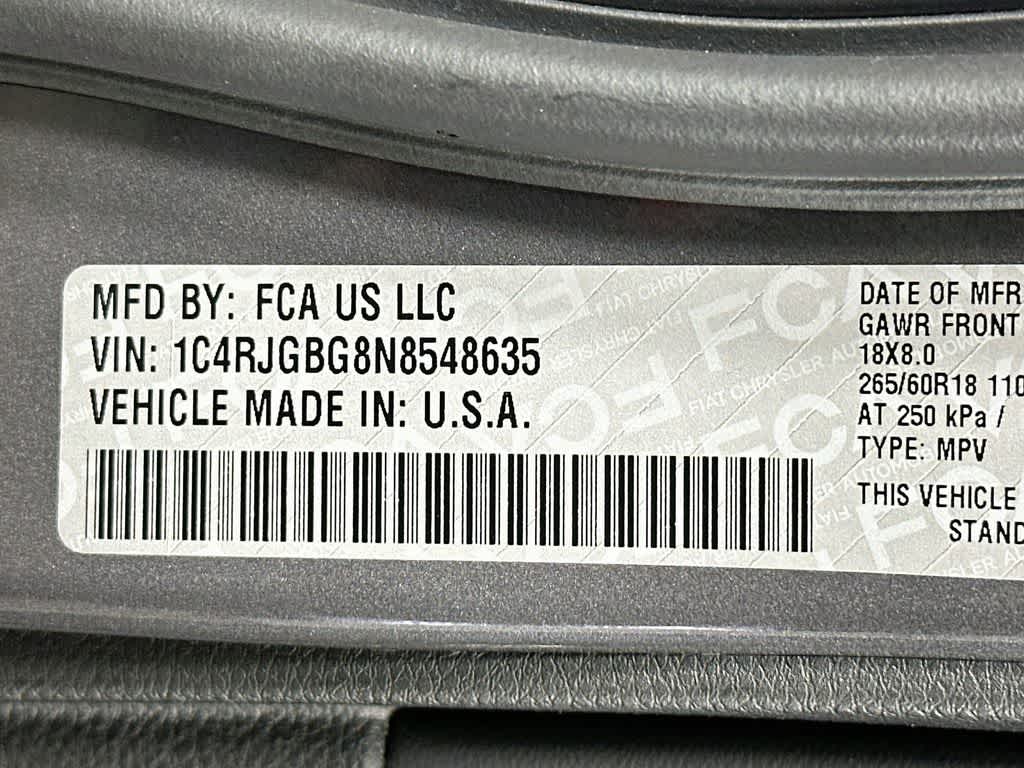 2022 Jeep Grand Cherokee Limited