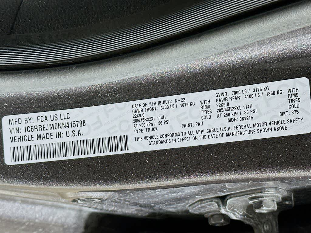 2022 RAM 1500 Laramie