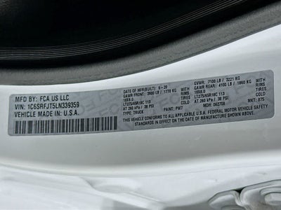 2020 RAM 1500 Laramie