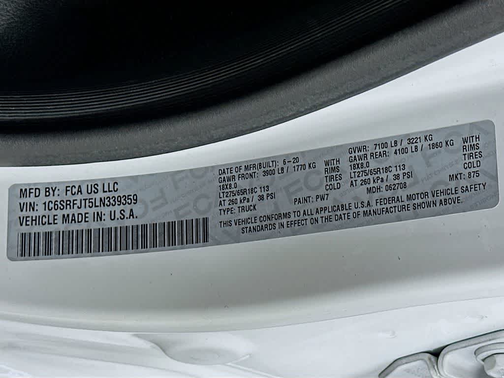 2020 RAM 1500 Laramie