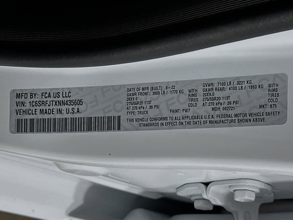 2022 RAM 1500 Laramie