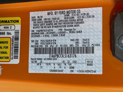 2020 Ford Mustang GT