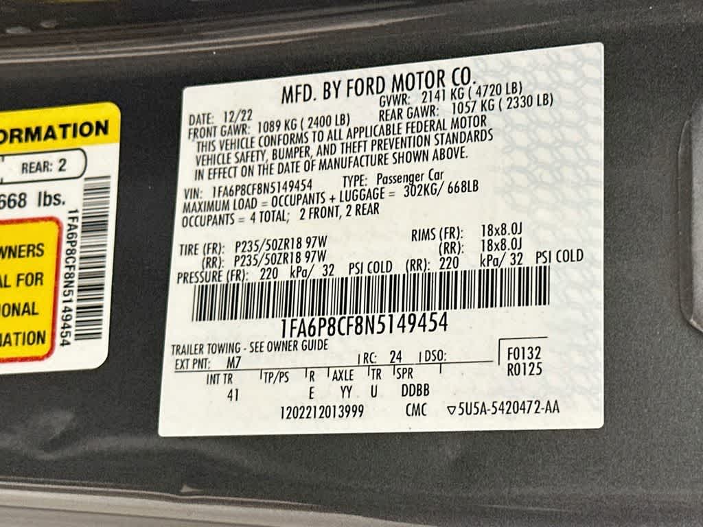 2022 Ford Mustang GT Premium