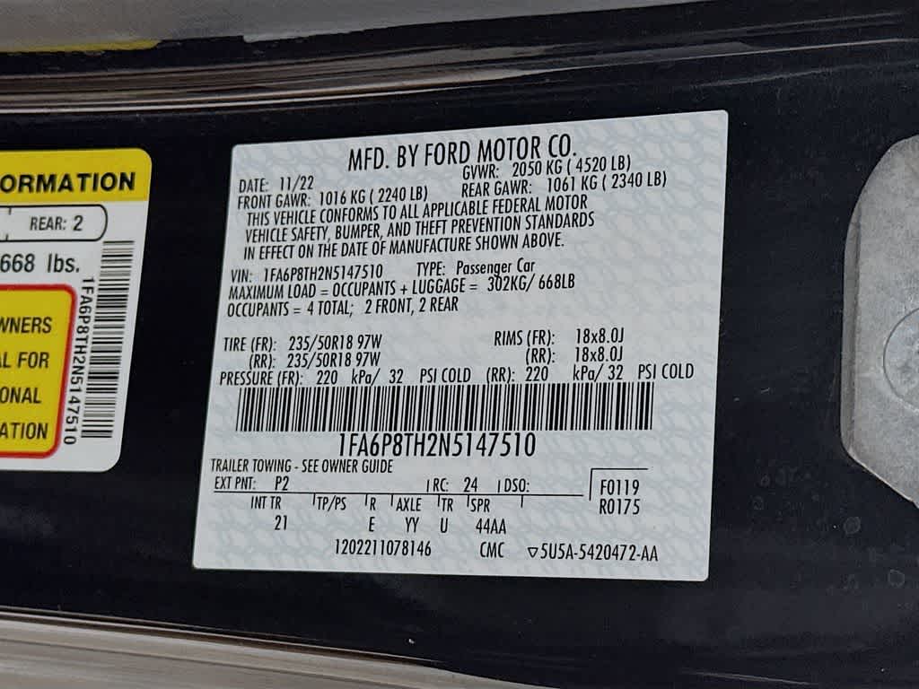 2022 Ford Mustang EcoBoost