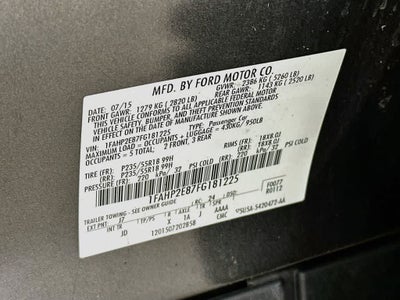 2015 Ford Taurus SEL