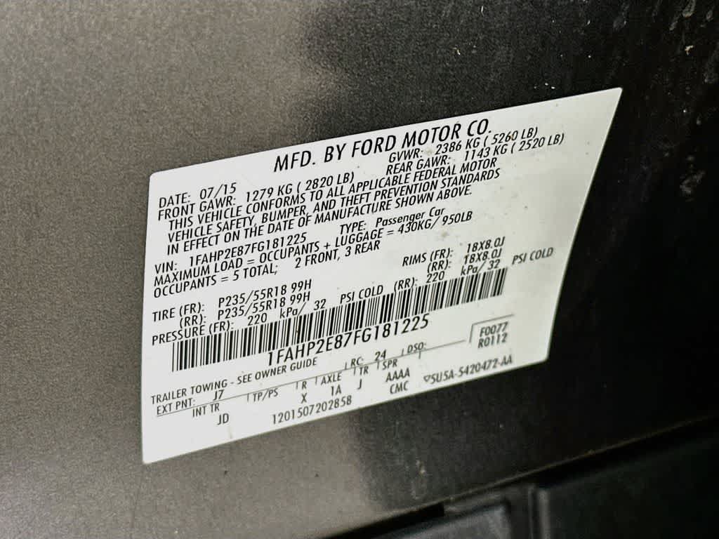 2015 Ford Taurus SEL