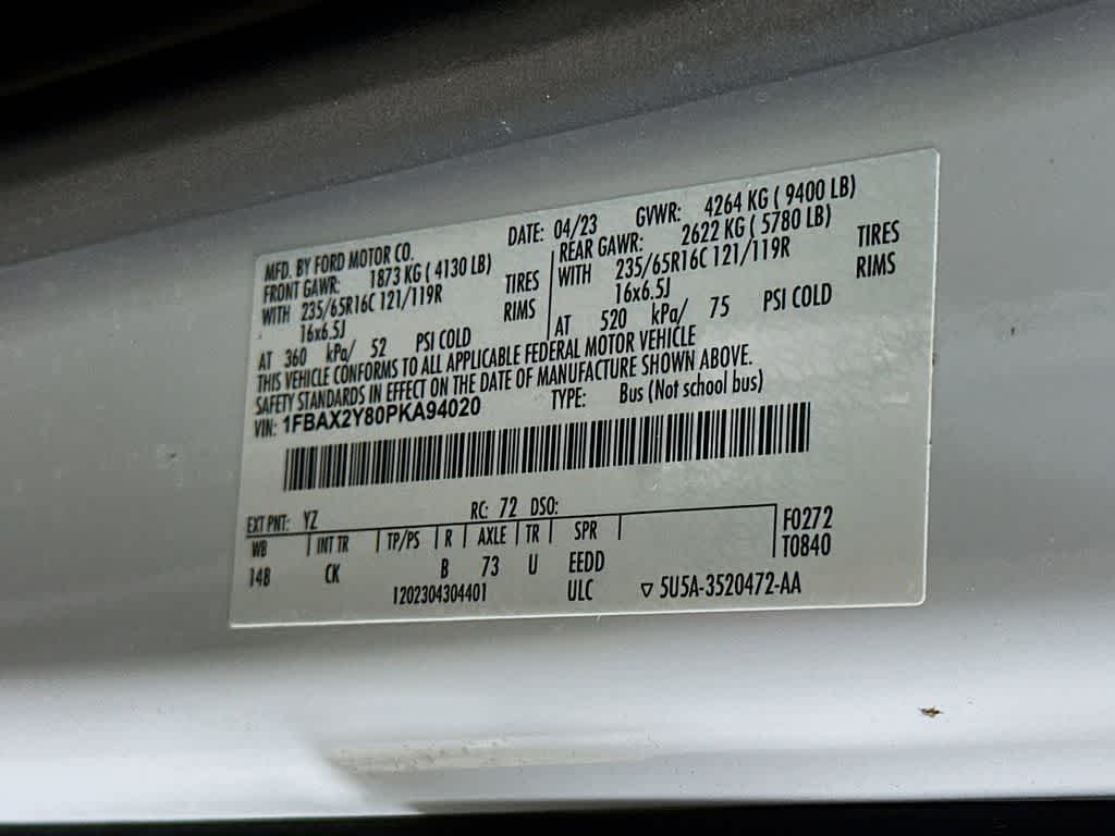 2023 Ford Transit Passenger XLT