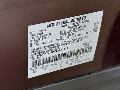 2019 Ford Explorer XLT