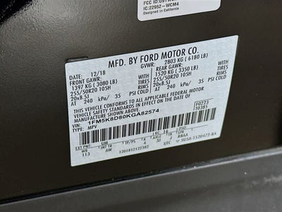 2019 Ford Explorer XLT