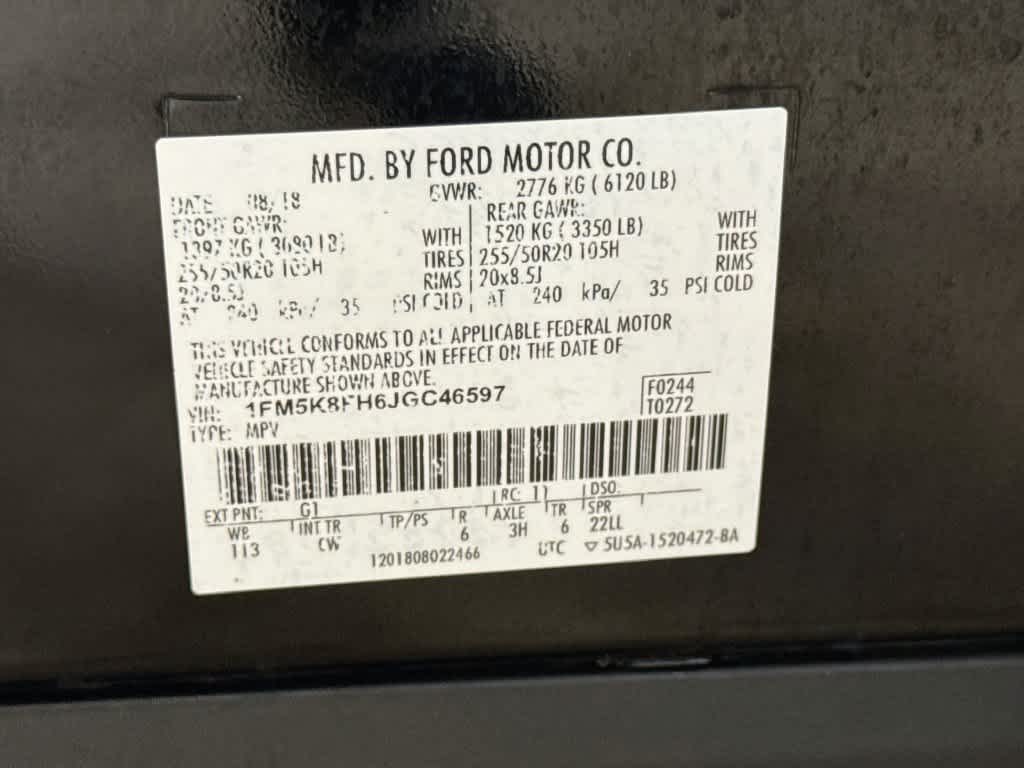 2018 Ford Explorer Limited