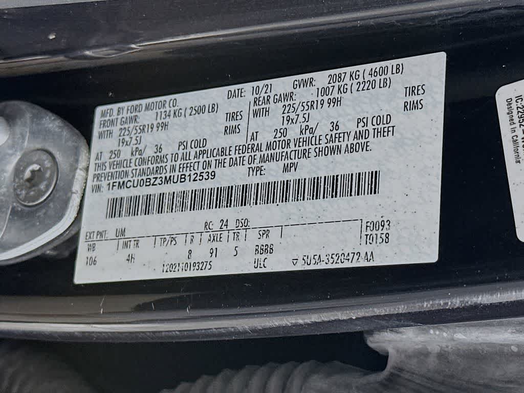 2021 Ford Escape SE Hybrid