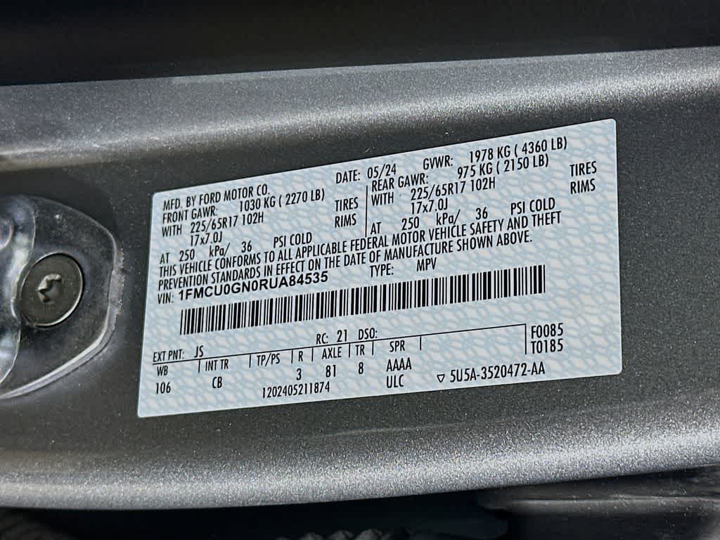 2024 Ford Escape Active