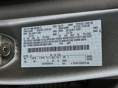 2024 Ford Escape Active