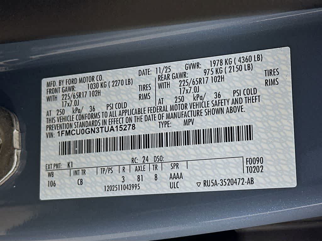 2026 Ford Escape Active