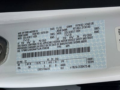 2026 Ford Escape Active