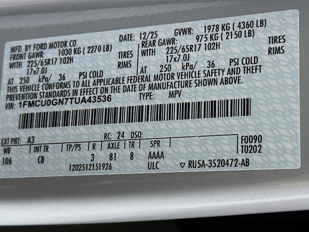 2026 Ford Escape Active