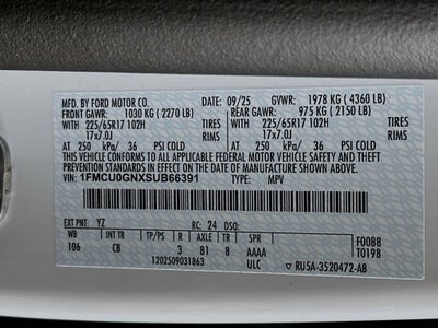 2025 Ford Escape Active