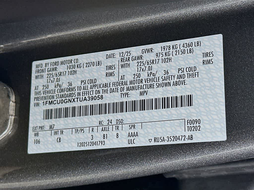 2026 Ford Escape Active