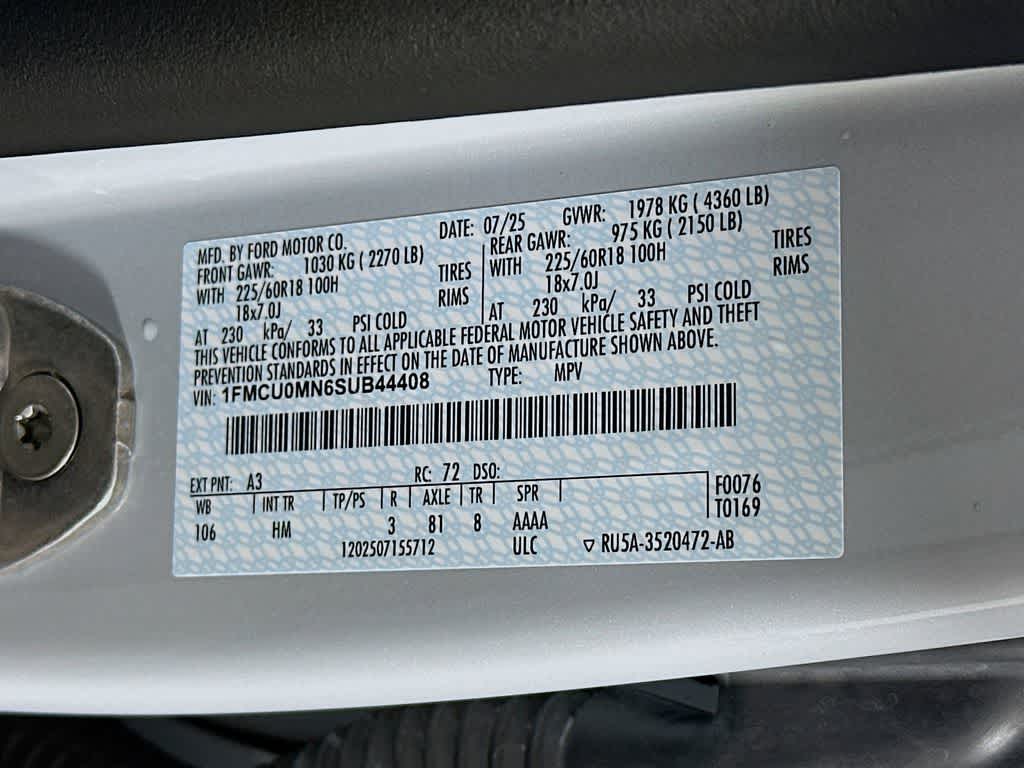 2025 Ford Escape ST-Line