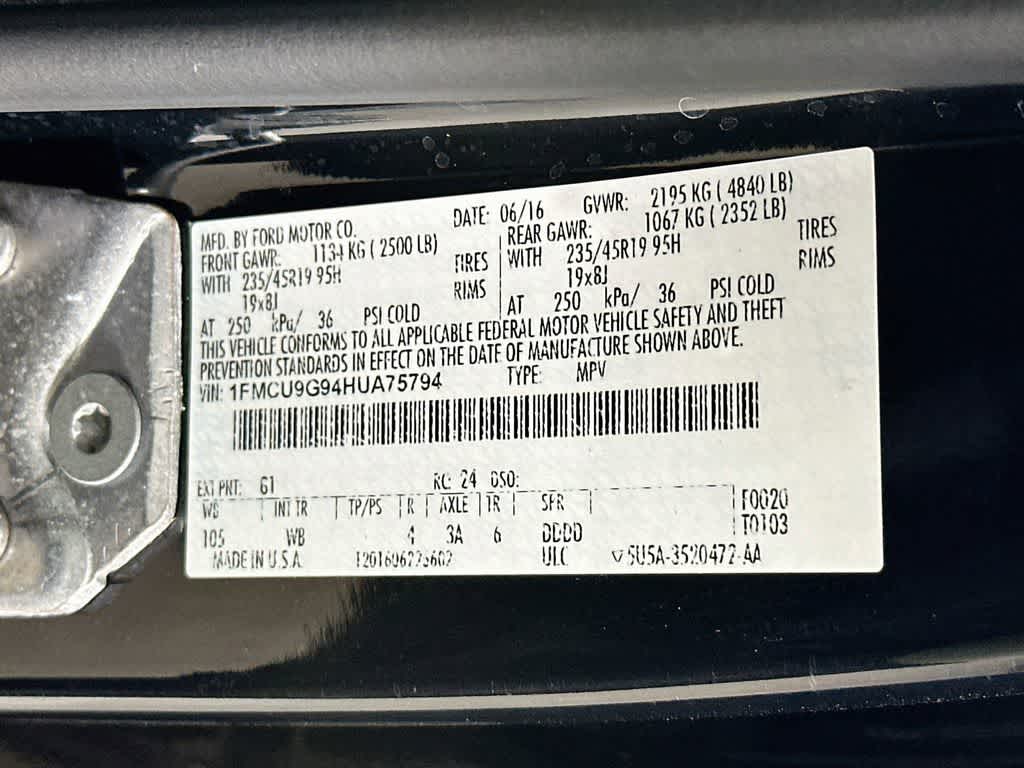 2017 Ford Escape SE