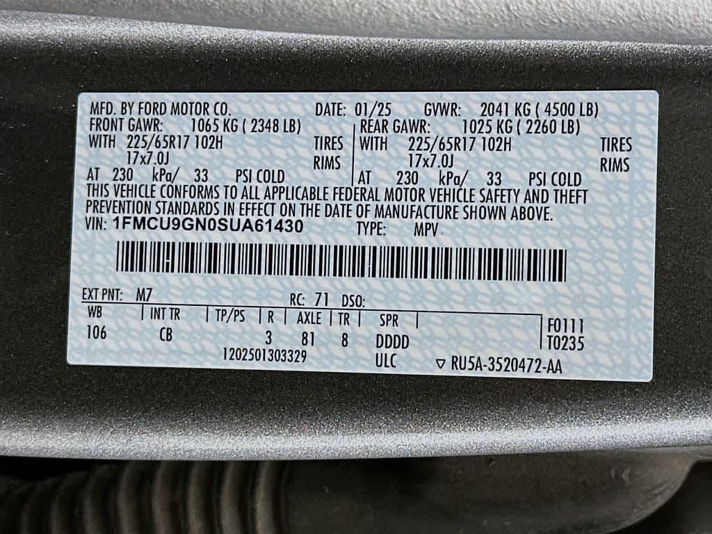 2025 Ford Escape Active