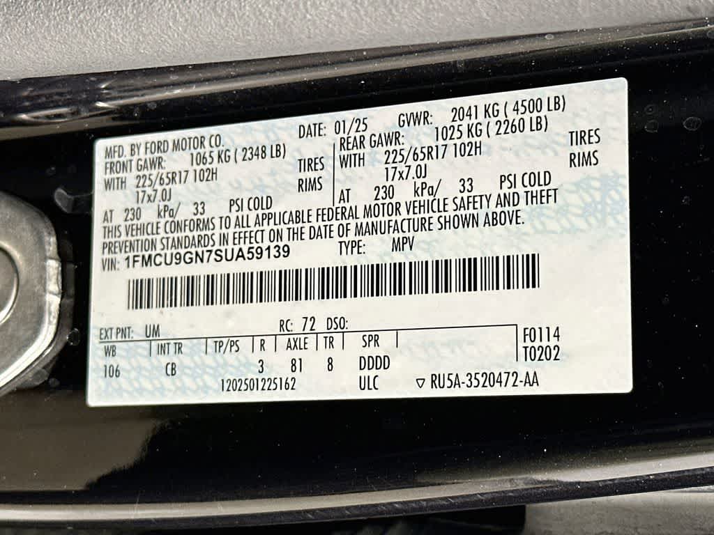 2025 Ford Escape Active