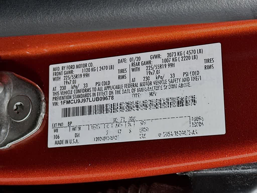 2020 Ford Escape Titanium