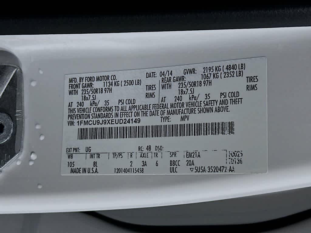 2014 Ford Escape Titanium