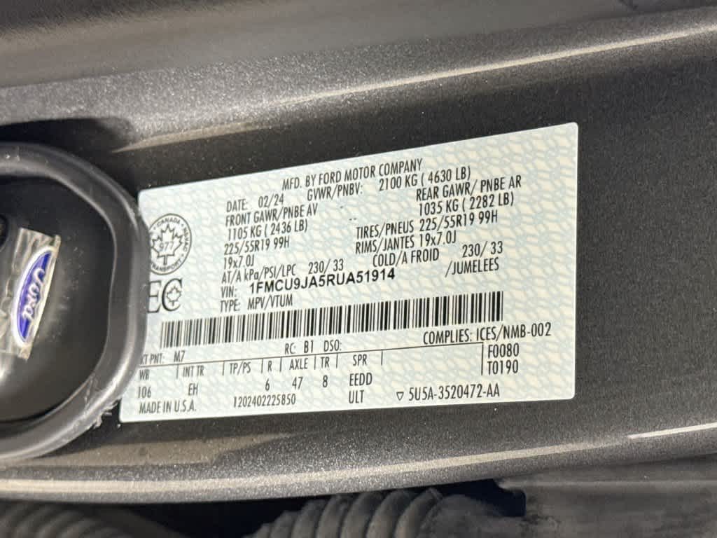 2024 Ford Escape Platinum
