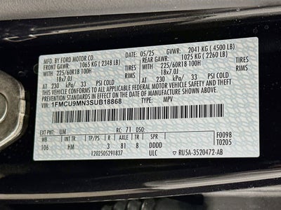 2025 Ford Escape ST-Line