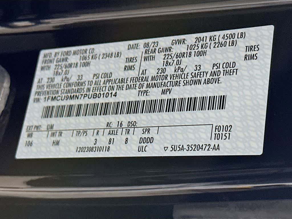 2023 Ford Escape ST-Line