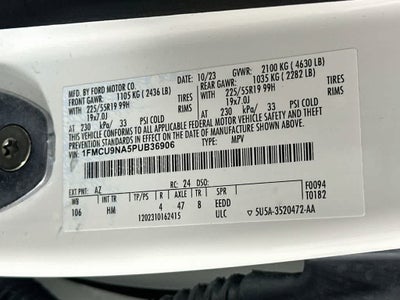 2023 Ford Escape ST-Line Select