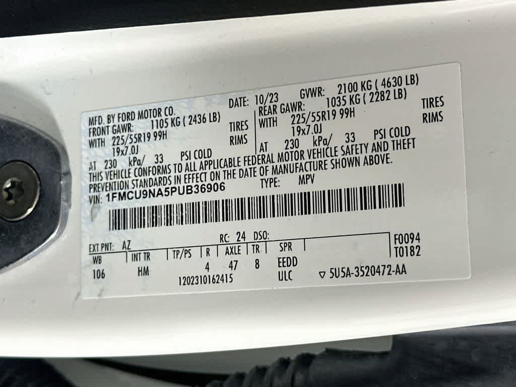 2023 Ford Escape ST-Line Select