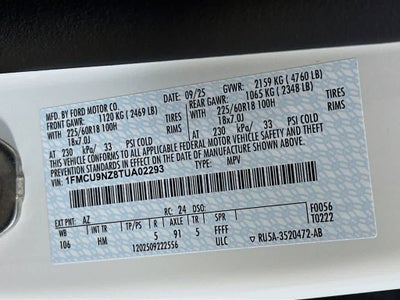 2026 Ford Escape ST-Line Select