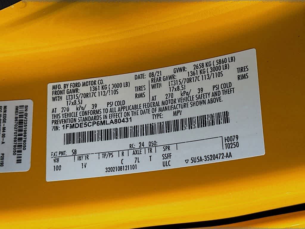 2021 Ford Bronco Badlands