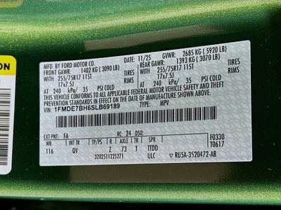 2025 Ford Bronco Big Bend