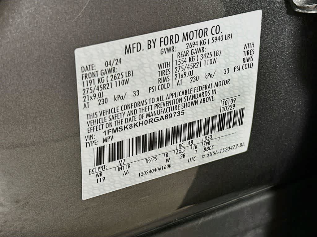 2024 Ford Explorer ST-Line