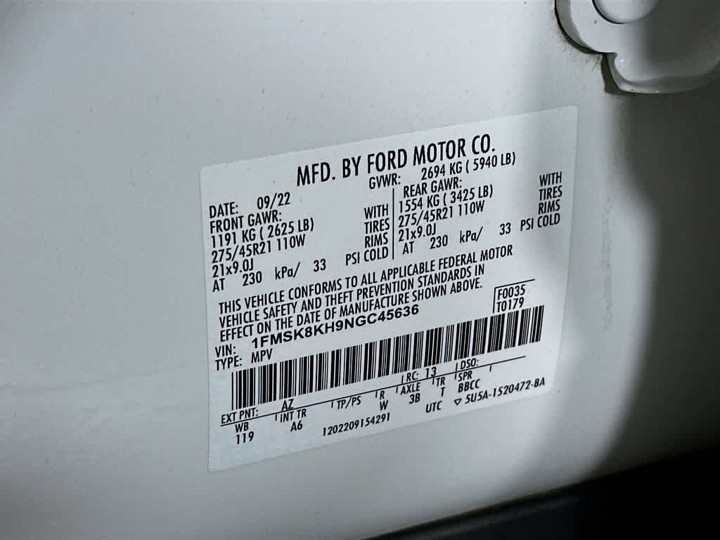 2022 Ford Explorer ST-Line