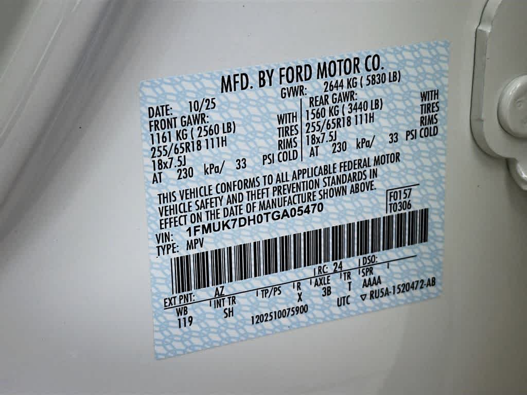 2026 Ford Explorer Active w/100A Pkg