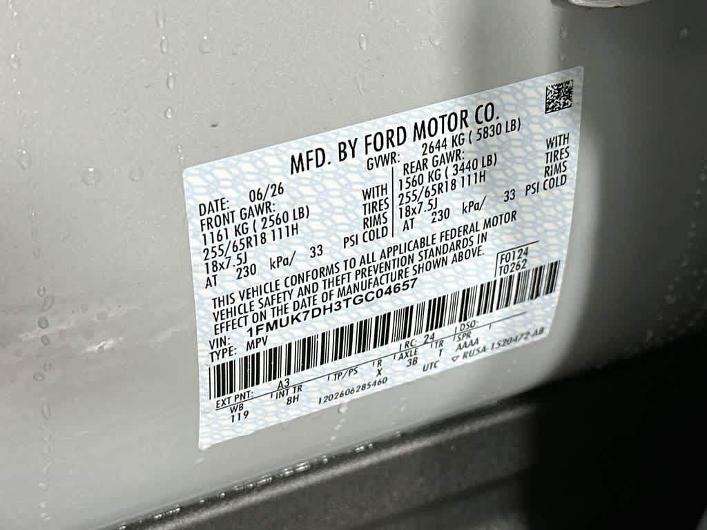 2026 Ford Explorer Active w/200A Pkg