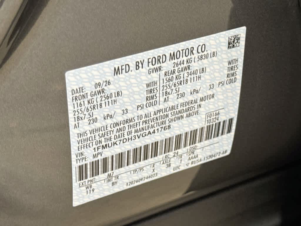 2027 Ford Explorer Active w/200A Pkg
